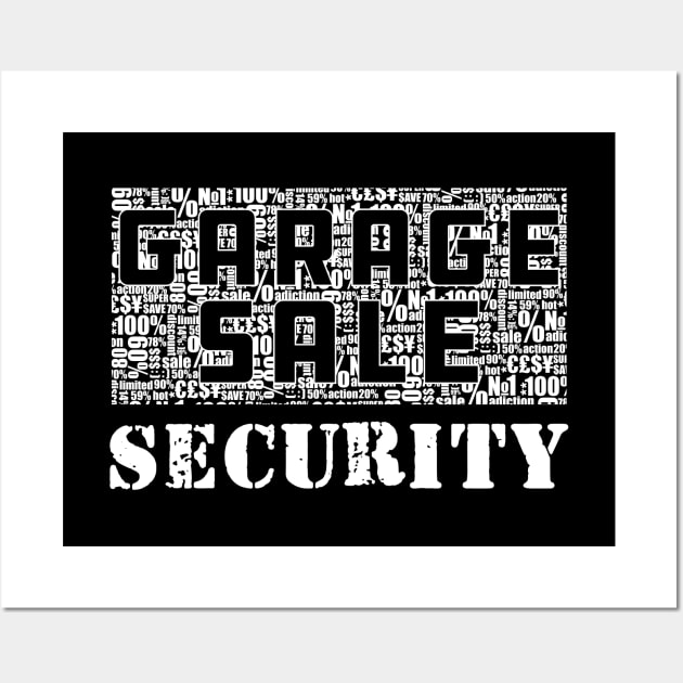 Garage Sale Security Wall Art by KC Happy Shop